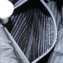 PRADA Hand Bag Nylon Black Gold Auth yk19626-22