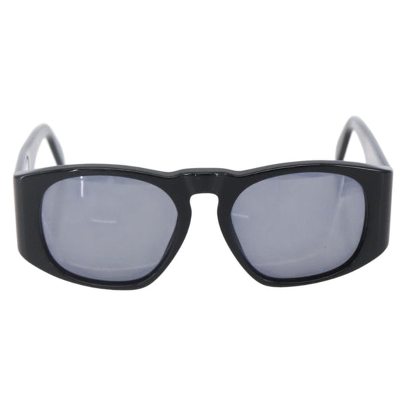 CHANEL Sunglasses Plastic Black CC Auth yk19628
