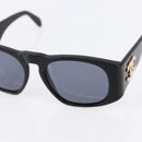 CHANEL Sunglasses Plastic Black CC Auth yk19628-7