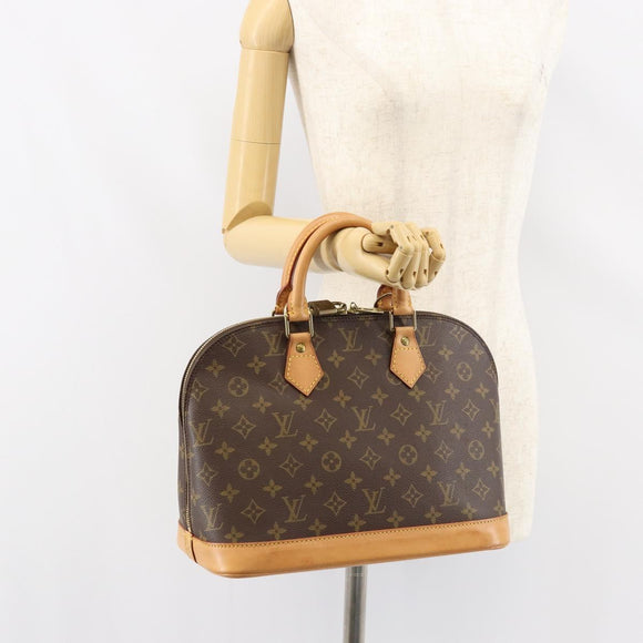 LOUIS VUITTON Monogram Alma Hand Bag M51130 LV Auth yk19633V