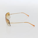 CHANEL Sunglasses metal Orange CC Auth yk19634V-6