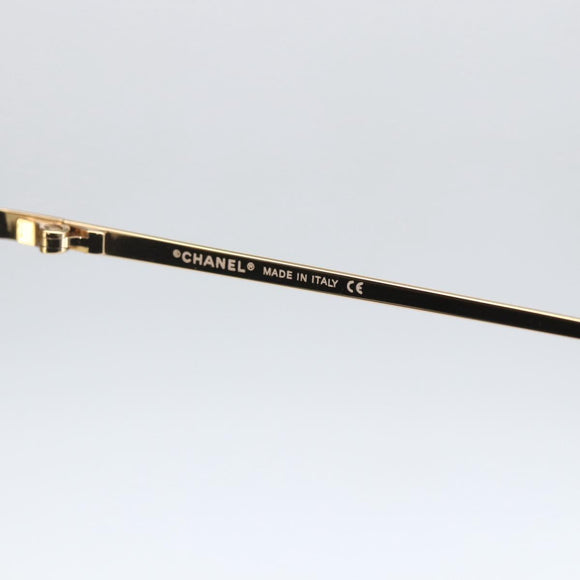 CHANEL Sunglasses metal Orange CC Auth yk19634V