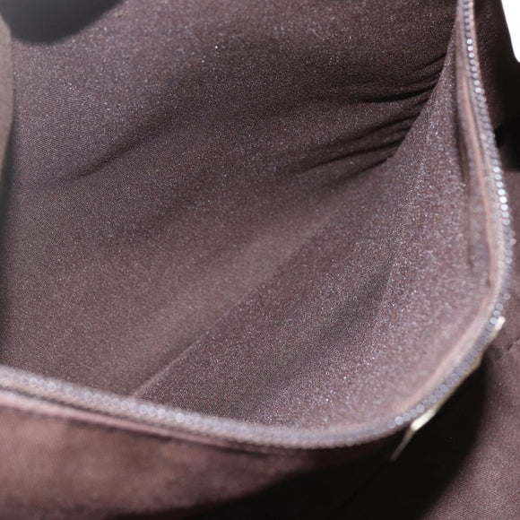 GUCCI GG Supreme Tote Bag PVC Beige Silver 114595 Auth yk19636