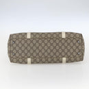 GUCCI GG Supreme Tote Bag PVC Beige Silver 114595 Auth yk19636-5