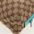 GUCCI GG Canvas Hand Bag Beige 124542 Auth yk19640V-13