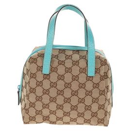 GUCCI GG Canvas Hand Bag Beige 124542 Auth yk19640V - 0
