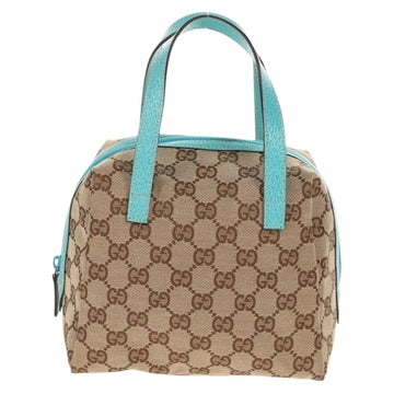 GUCCI GG Canvas Hand Bag Beige 124542 Auth yk19640V - 0