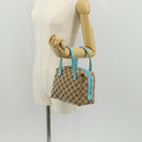 GUCCI GG Canvas Hand Bag Beige 124542 Auth yk19640V-20
