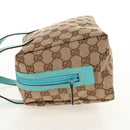 GUCCI GG Canvas Hand Bag Beige 124542 Auth yk19640V-4