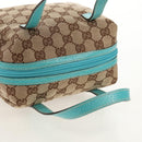 GUCCI GG Canvas Hand Bag Beige 124542 Auth yk19640V-6
