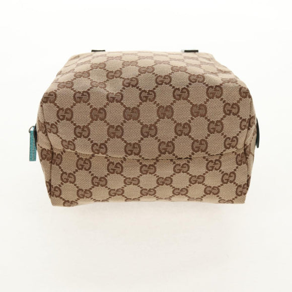 GUCCI GG Canvas Hand Bag Beige 124542 Auth yk19640V