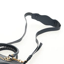 BALENCIAGA Metallic Edge City Hand Bag Leather Navy Gold 432831 Auth yk19642M-17