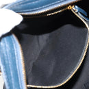 BALENCIAGA Metallic Edge City Hand Bag Leather Navy Gold 432831 Auth yk19642M-26