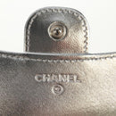 CHANEL Matelasse Gradient Compact Wallet Lamb Skin Purple CC Auth yk19643M-16