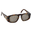 CHANEL Sunglasses plastic Brown CC Auth yk19645V-1