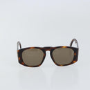 CHANEL Sunglasses plastic Brown CC Auth yk19645V-2