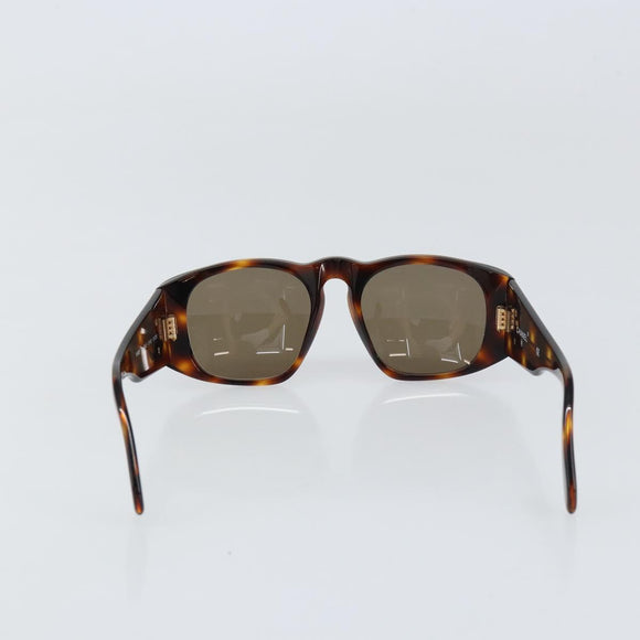 CHANEL Sunglasses plastic Brown CC Auth yk19645V