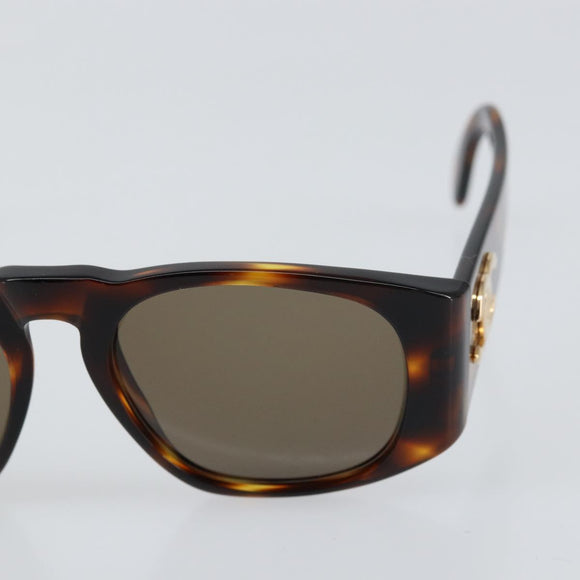 CHANEL Sunglasses plastic Brown CC Auth yk19645V