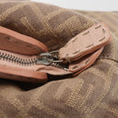 FENDI Celeria Zucca Canvas Hand Bag Beige Silver Auth yk19646V-18