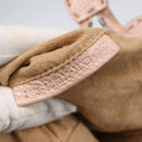 FENDI Celeria Zucca Canvas Hand Bag Beige Silver Auth yk19646V-11