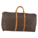 LOUIS VUITTON Monogram Keepall Bandouliere 60 Boston Bag M41412 LV Auth yk19653-1