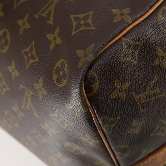LOUIS VUITTON Monogram Keepall Bandouliere 60 Boston Bag M41412 LV Auth yk19653