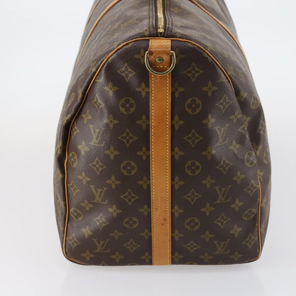 LOUIS VUITTON Monogram Keepall Bandouliere 60 Boston Bag M41412 LV Auth yk19653