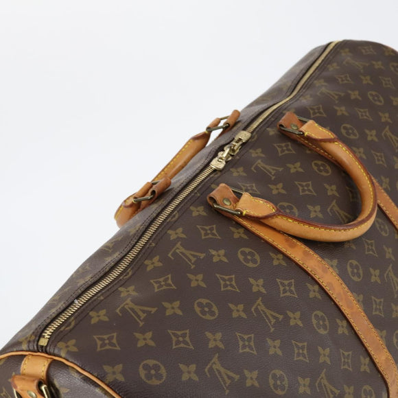 LOUIS VUITTON Monogram Keepall Bandouliere 60 Boston Bag M41412 LV Auth yk19653