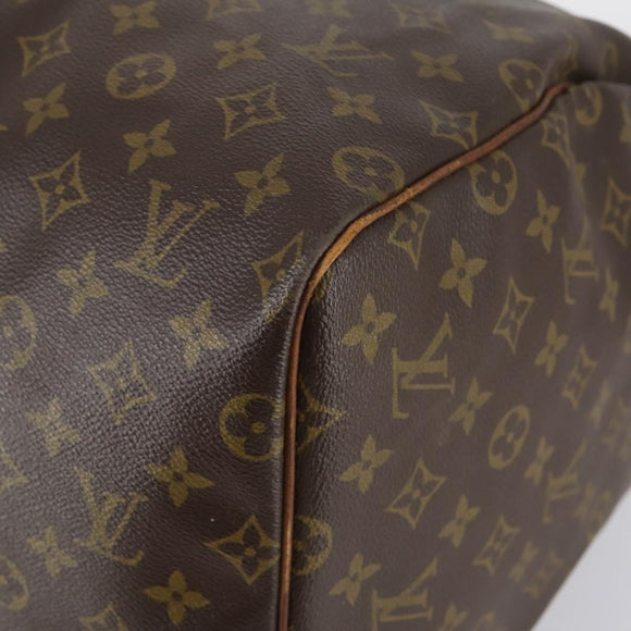 LOUIS VUITTON Monogram Keepall 55 Boston Bag M41424 LV Auth yk19654