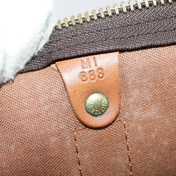 LOUIS VUITTON Monogram Keepall 55 Boston Bag M41424 LV Auth yk19654