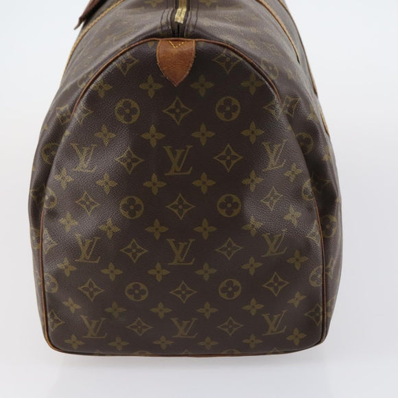 LOUIS VUITTON Monogram Keepall 55 Boston Bag M41424 LV Auth yk19654