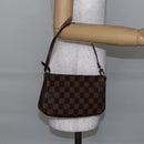LOUIS VUITTON Damier Ebene Navona Accessory Pouch N51983 LV Auth yk19655V-22