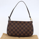 LOUIS VUITTON Damier Ebene Navona Accessory Pouch N51983 LV Auth yk19655V-12