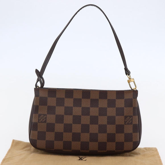 LOUIS VUITTON Damier Ebene Navona Accessory Pouch N51983 LV Auth yk19655V