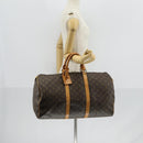 LOUIS VUITTON Monogram Keepall 50 Boston tas M41426 LV Auth yk19657-23