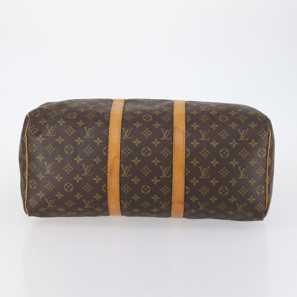 LOUIS VUITTON Monogram Keepall 50 Boston tas M41426 LV Auth yk19657
