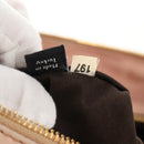 Miu Miu Chain Hand Bag Leather plastic 2way Pink Gold Auth yk19659-12