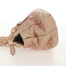 Miu Miu Chain Hand Bag Leather plastic 2way Pink Gold Auth yk19659-3