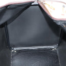 Burberrys Nova Check Boston Bag Canvas Beige Gold Auth yk19664-17