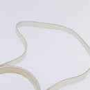 CELINE Hand Bag Leather 2way White Silver Auth yk19665-15