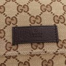 GUCCI GG Canvas Shoulder Bag Beige Silver 146236 Auth yk19669V-18
