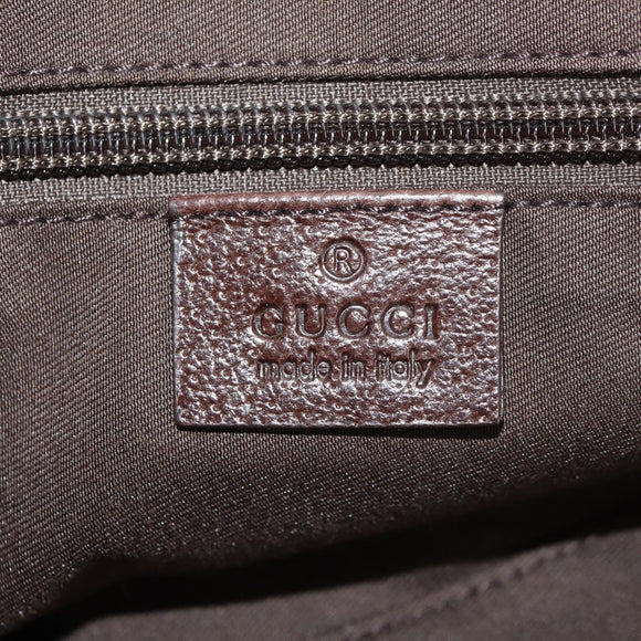 GUCCI GG Canvas Shoulder Bag Beige Silver 146236 Auth yk19669V