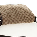 GUCCI GG Canvas Shoulder Bag Beige Silver 146236 Auth yk19669V-6