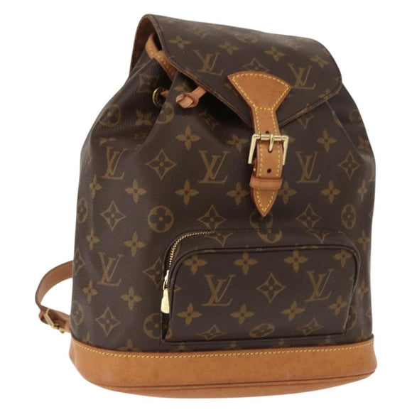 LOUIS VUITTON Monogram Montsouris MM Backpack M51136 LV Auth yk19672