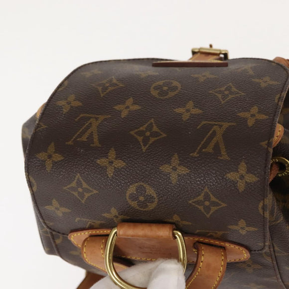 LOUIS VUITTON Monogram Montsouris MM Backpack M51136 LV Auth yk19672