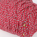 Miu Miu Matelasse Hand Bag Canvas 2way Red Gold Auth yk19675-10