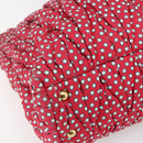 Miu Miu Matelasse Hand Bag Canvas 2way Red Gold Auth yk19675-15