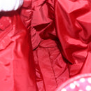 Miu Miu Matelasse Hand Bag Canvas 2way Red Gold Auth yk19675-22