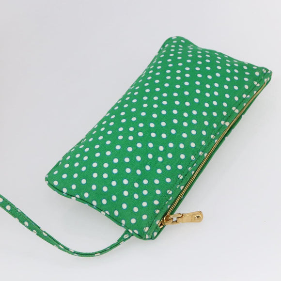 Miu Miu Matelasse Hand Bag Canvas 2way Red Gold Auth yk19675