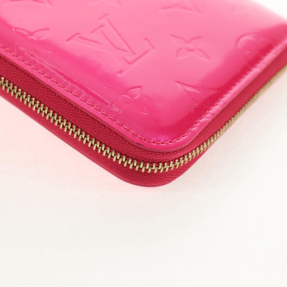 LOUIS VUITTON Monogram Vernis Eldridge Wallet Fuchsia Pink M91240 Auth yk19678V